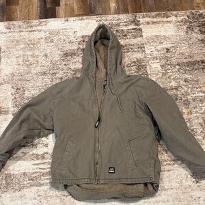 Berne Men’s Hooded Jacket with Sherpa Lining Size XL men’s